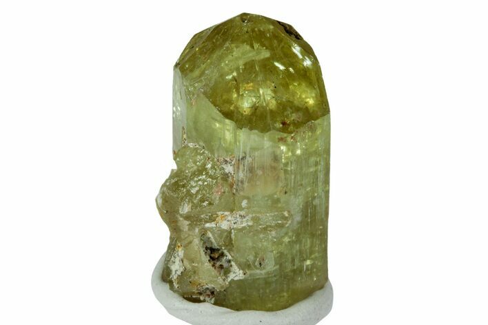 Gemmy, Yellow Apatite Crystal - Morocco #239159